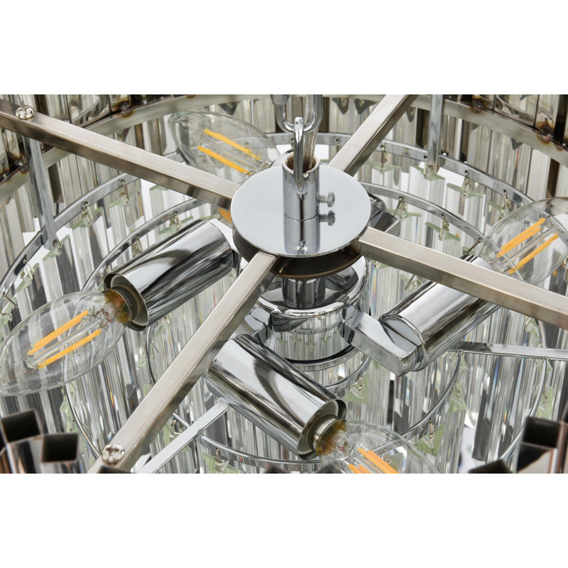 Lenora 16 inch Chandelier, Chrome