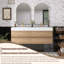 Meuble-lavabo avec lavabo en quartz blanc et tiroirs souples-1113424935