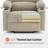 Maysoun 27.2'' Extra Wide Power Recliner Lift Chair with Massage and Heat for Big People, Fabric-1843001270