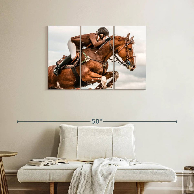 Sireci Equestrian Show Jumping, 24" H x 38" W