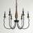 6 - Light Dimmable Chandelier