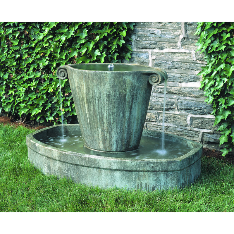 Anfora Floor Fountain, Copper Bronze