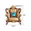 Fauteuil de luxe en cuir véritable European