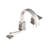 Single-handle Freestanding Tub Faucet Deck Mount Waterfall Faucet With Hand Shower Stainless Steel-112863576