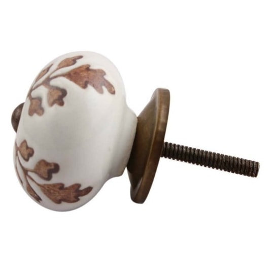 Hand Painted 1 1/2" Diameter Round Knob