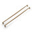 3 3/4'' Hole Pitch Simple and Versatile Spindle-Shaped Furniture Pull-Antique Brass-91833403-115676359
