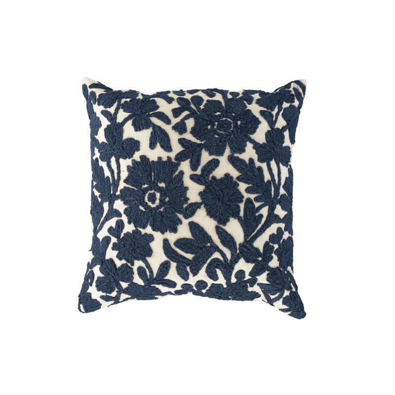 Coussin 100% coton, Naturel / bleu, Alternative au duvet