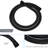 10 Inch Square, Dual Shower Head, Matte Black, Ceiling Mount, System, - Balanced Valve, Easy Installation, Handheld Function, Mounted,