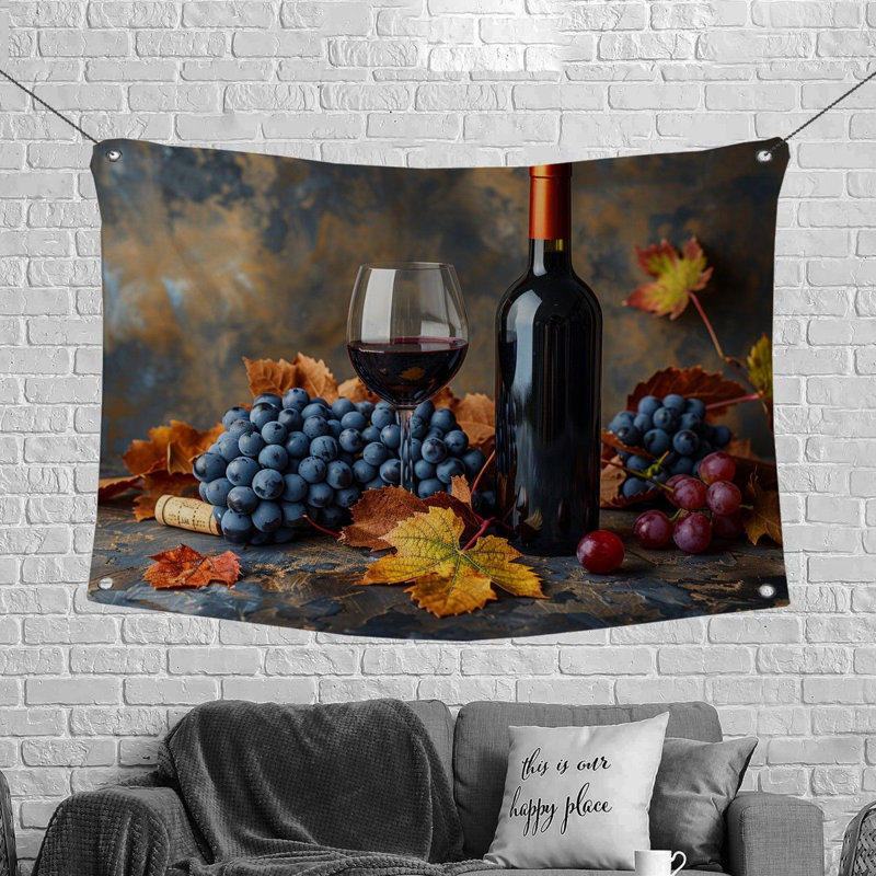 Microfiber Fabric Tapestry, 50" H x 60" W