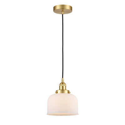 Luminaire suspendu en forme de cloche à 1 lumière Bostonia