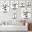 Horloge murale rétro Vintage Plant Life XXII-265998092