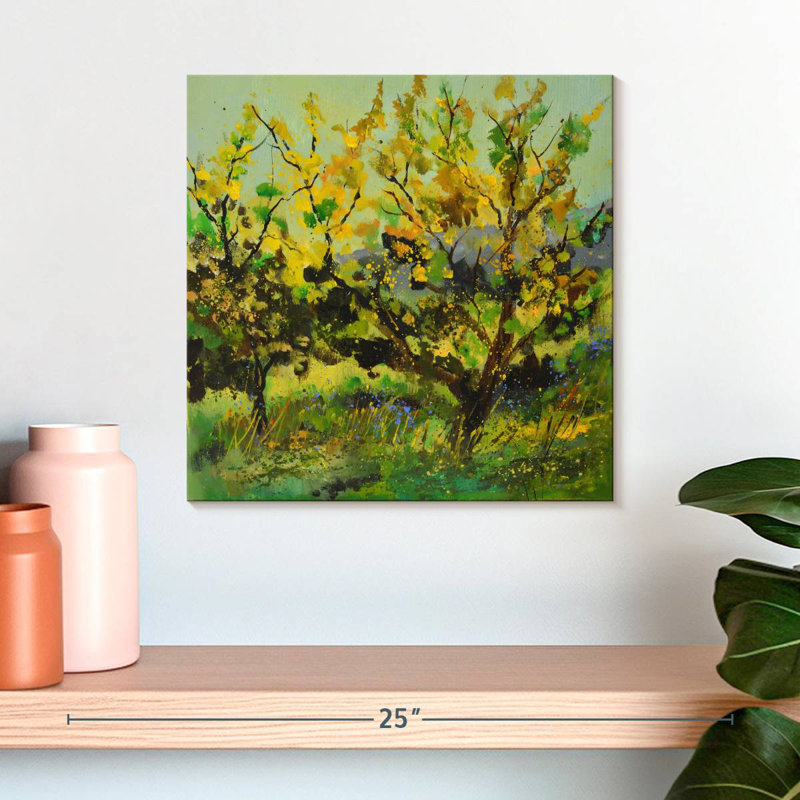Summer Trees, 16" H x 16" W