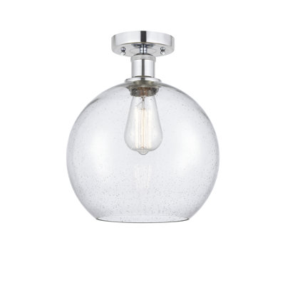 Glass Semi Flush Mount