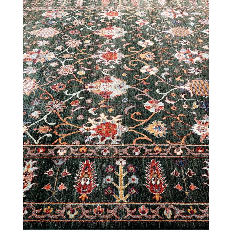One-of-a-Kind Rectangle 8'2" X 9'8" Hand Knotted Area Rug