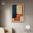 Blue And Cream II Canvas Midcentury Abstract Wall Art by Art Remedy-104321602-111664729