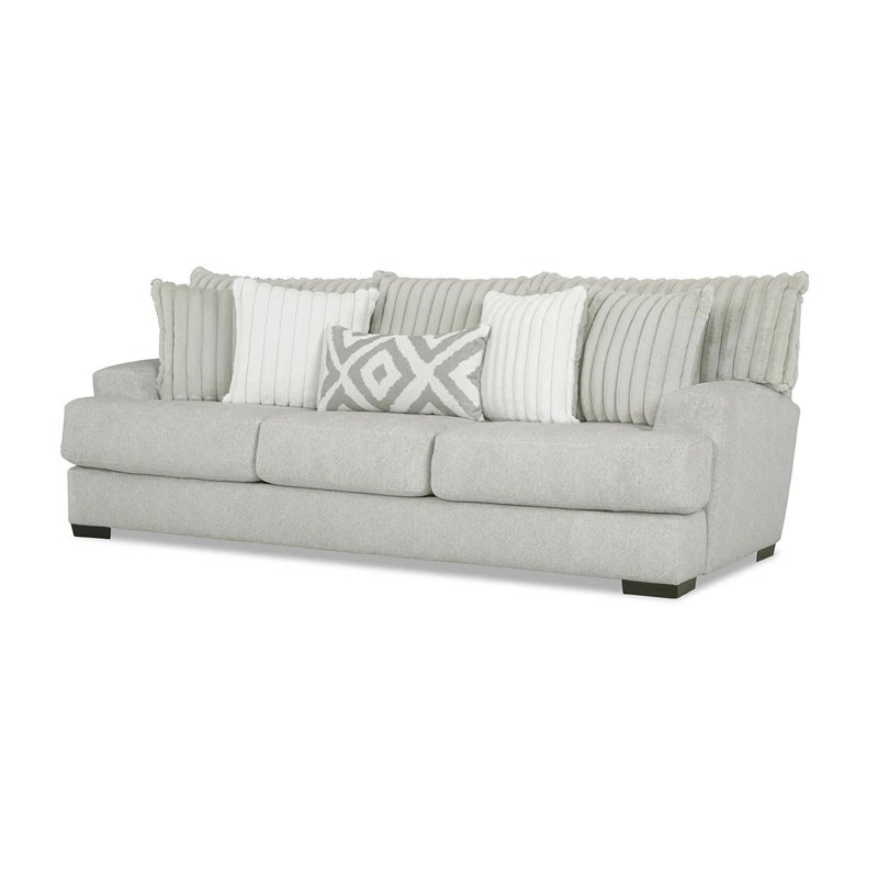 Canapé transitionnel l 98,4 po, gris, Gris
