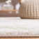 Lorenco Southwestern Machine Made Power Loom Polypropylene Area Rug in Ivory/Sage
