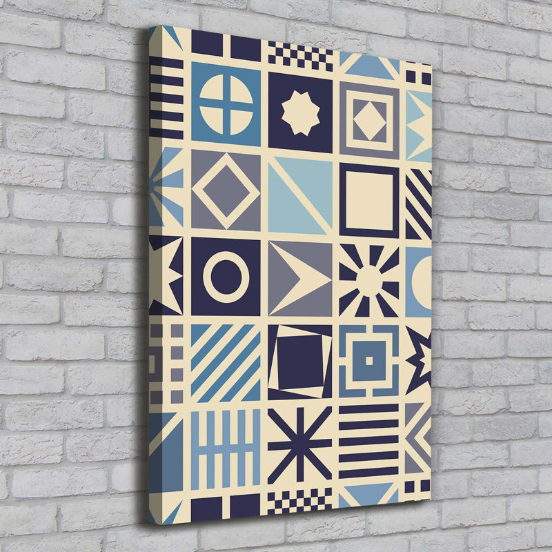 Greek Streets - Wrapped Canvas Print