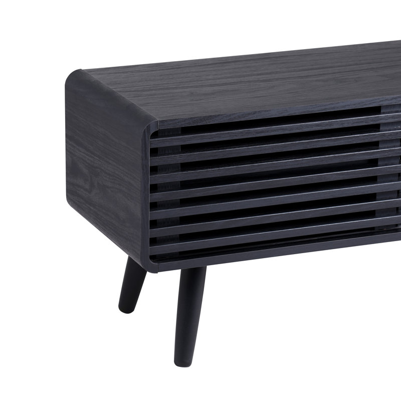 Bria 3-Piece Living Room Table Set, 3 Pieces: Console Table, Coffee Table, End Table, Black