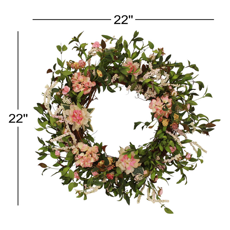 Faux Berry Silk 22'' Wreath