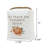 Let There Be Pumpkin Spice Fabric Door Stop With Rope Handle