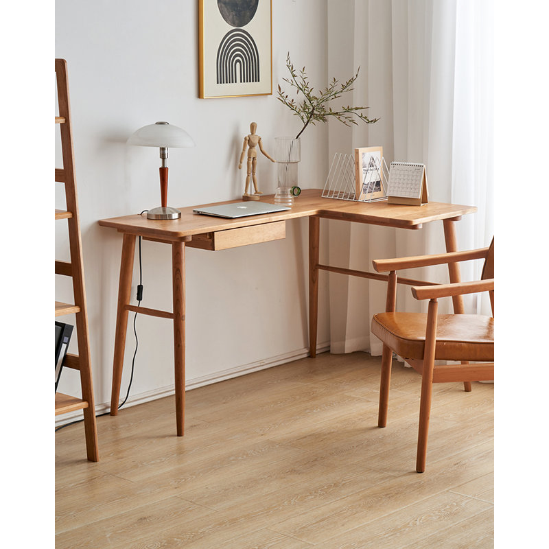 Bureau moderne en bois massif L