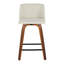 Tabouret de comptoir pivotant 24,25 po Makynze