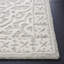 Aude Damask Handmade Tufted Wool Area Rug in White-222788567