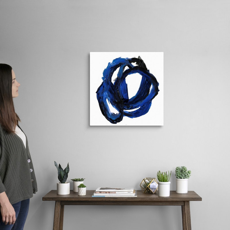 « Eternal indigo II » par PI studio-impression sur toile, Toile tendue, H 20 po x l 20 po x P 1,25 po
