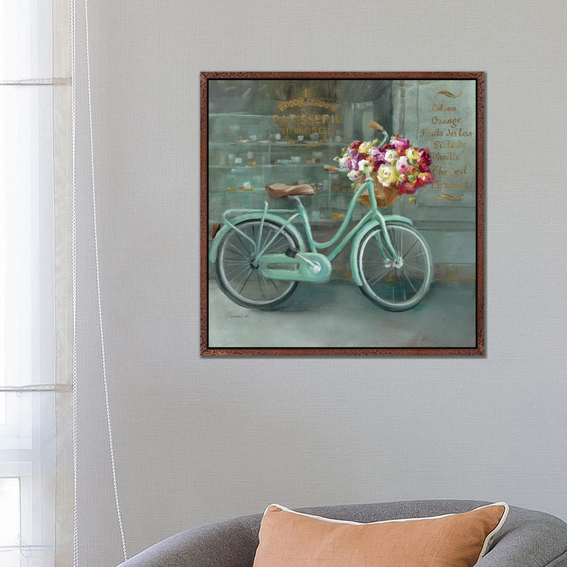 Joy Of Paris I by Danhui Nai - Print on Canvas, 66.04 cm H x 66.04 cm W, Classic Wood Floater Framed