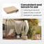 Vidaxl Frost Protection Plant Fleece Covers 5 Pcs White 1.55 X 1.55 M-121122479-121122463