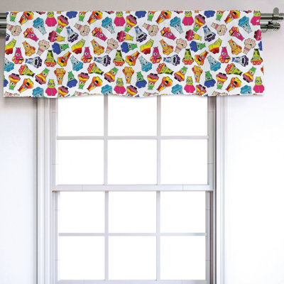 Sateen Ruffled Window Valance