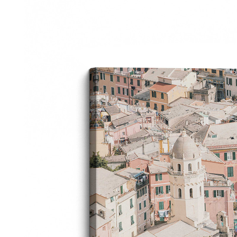 Impression sur toile tendue Riviera Riviera, H 20 po x l 30 po x P 1,25 po, Toile tendue