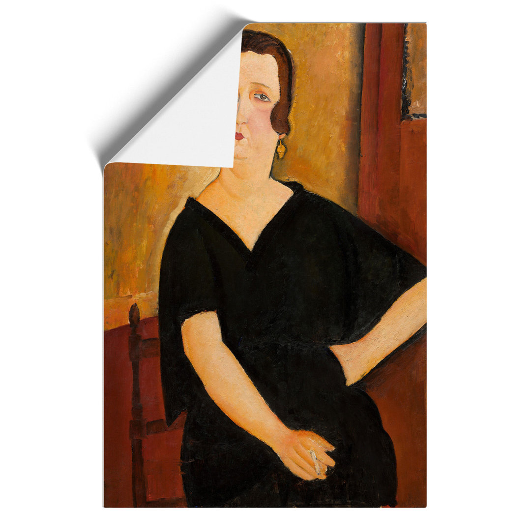 Portrait of a Woman Vol.7 by Amedeo Modigliani - Unframed Painting