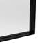 Miroir pleine grandeur surdimensionné en aluminium noir, 72 po x 48 po, idéal pour la salle de bain et le vestiaire, avec cadre mural pour accessoires, corps, plusieurs pièces d'application, haute qualité-62228436-62228438