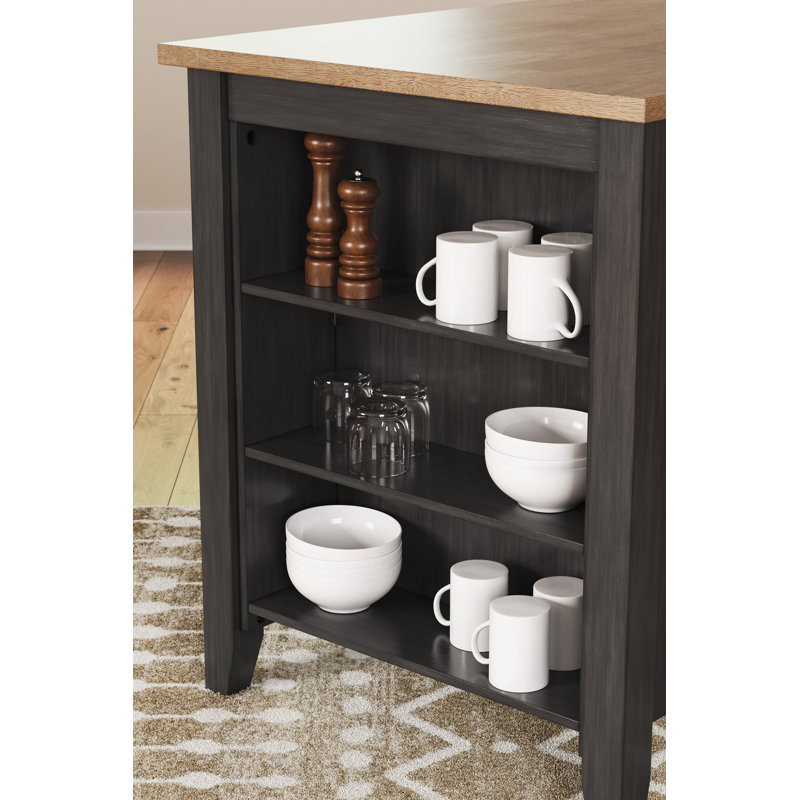 Gesthaven Counter Height Dining Table and Barstools, 5