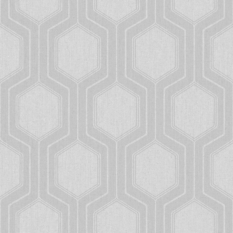 Boråstapeter Graphic Hexagon Wallpaper, Gray