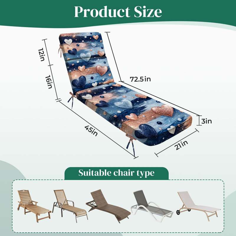  Coussin de patio pour l'extérieur 3 po