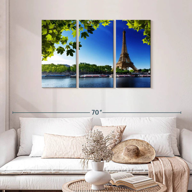 Sebbie Iconic Eiffel Tower, 28" H x 45" W