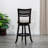 30" Bar Height Slat Back Swivel Stool-745174547-745174549