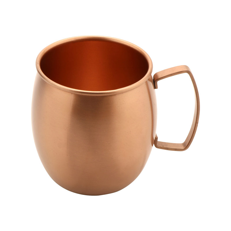 GET CPRMUG-01 Tasses en cuivre pour Moscow Mule, finition brossée