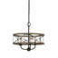 Lustree tambour 3 lumières en métal Edmonds