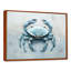 Minimalisme bleu crabe impression I - impression sur toile crabe-224169596-241578775