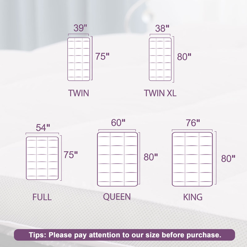 Surmatelas en duvet d'oie blanc Lise, Simple extra long