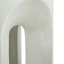 Table d'appoint / table de bout d'extérieur ronde MGO, table d'appoint de salon, blanc antique