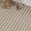 Tapis intérieur / extérieur rayé beige / crème Wanneroo-88570962