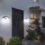 Aedan Black Integrated LED Outdoor Wall Light Built-in Motion Sensor-1788490252