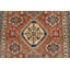 Tapis unique brun de 4 pi 2 po x 6 pi 4 po