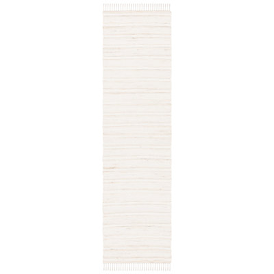 Tanyla Hand Woven Jute, Wool Striped Rug