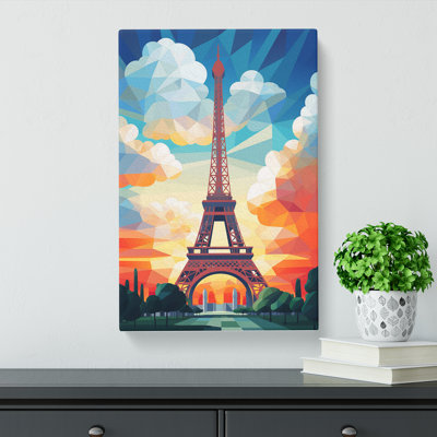 Eiffel Tower Geometric - Print
